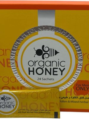 Organic Natural Honey (Large Pack of 24 Sachets 10Gram Each)